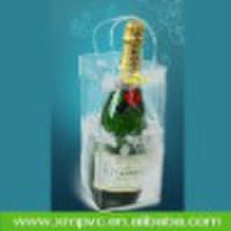 Fashion Clear PVC Ice Bag with Two Handles G012