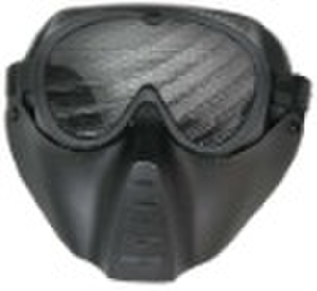 Black Metal Mesh Mask