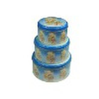 one set round biscuit tin box (TG-00A39)