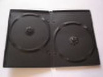 9mm black double DVD box