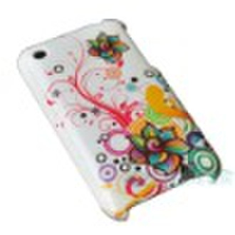 semihard rubberized mobile case for iPhone 3G