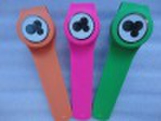 2010 New design  silicone slap watch(BYD-0322)