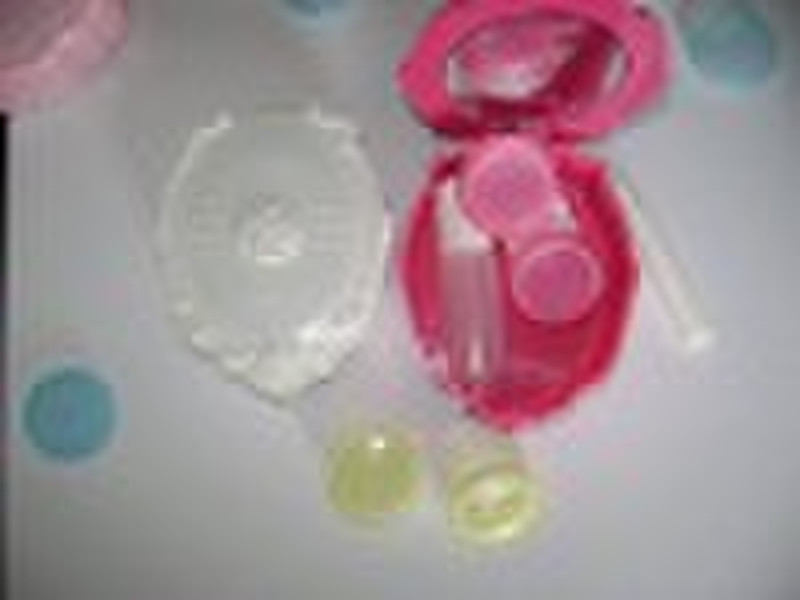 rose contact lenses case