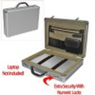 Golden aluminum makeup case