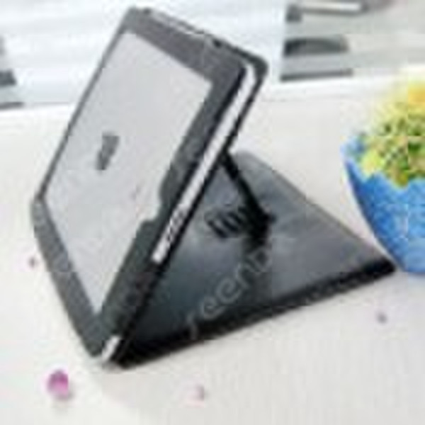 leather case for ipad with bracket/ laptop backpac