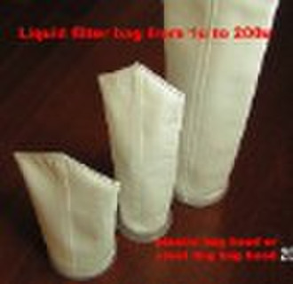 Polypropylene micron rated liquid filter bags