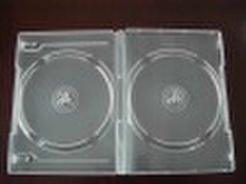 14mm double clear DVD case