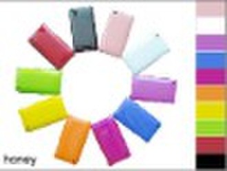honey color glossy crystal case for iphone 3g
