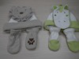 polyester children winter set 2-3