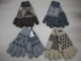 acrylic jacquard glove