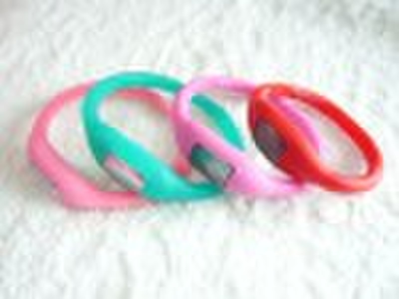 silicone bracelet watch(silicone ION watch)