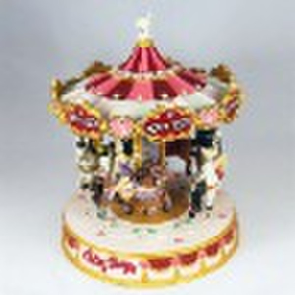 Musik-Feiertags-Dekoration Geschenke Musical Box Harz C