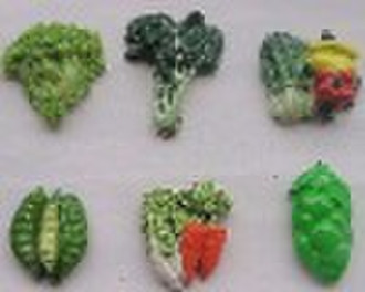 Resin Fridge Magnet Resin Vegetable Figurine