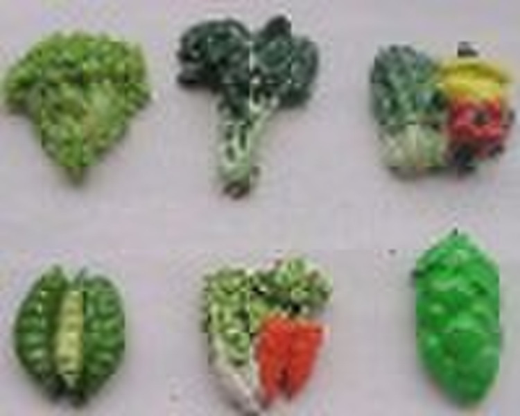 Resin Fridge Magnet Resin Vegetable Figurine