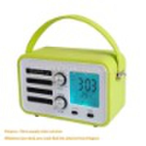 AM/FM Clock Radio With Color Changing And Natural