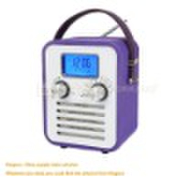 AM/FM Clock Radio With Color Changing And Natural