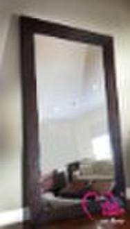 new design wenge timber framed mirror