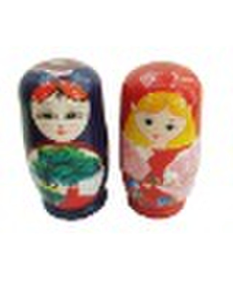 Wooden Nesting Doll SND001C