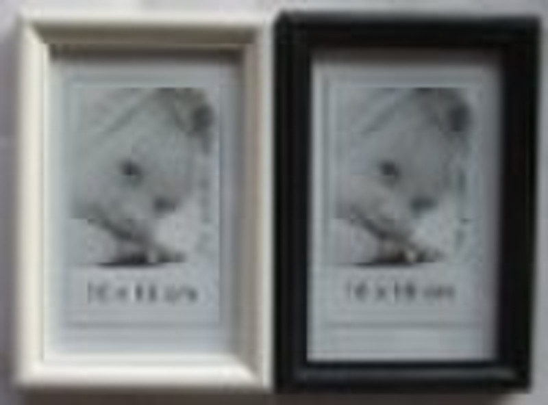 beautiful  double pictures of wooden photo frame