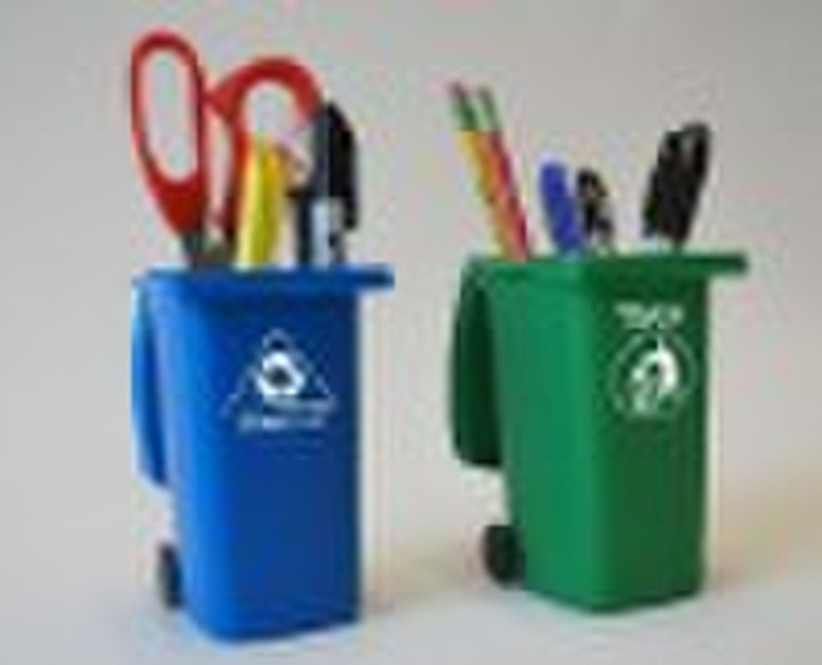 Mini Trash can pen holder