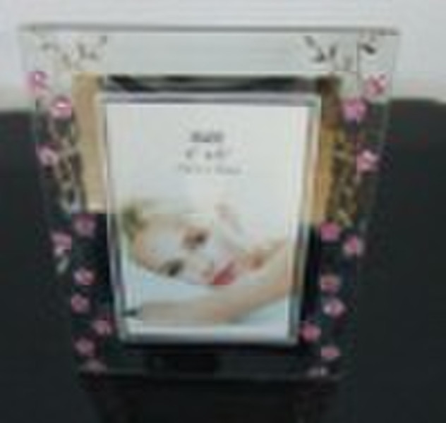 Glass photo frame