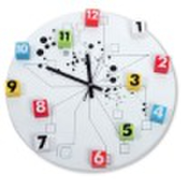 Magnetic Wall Clock,DIY magnetic clock,art clock,f