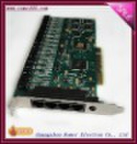 16 lines PCI telephone call recording card