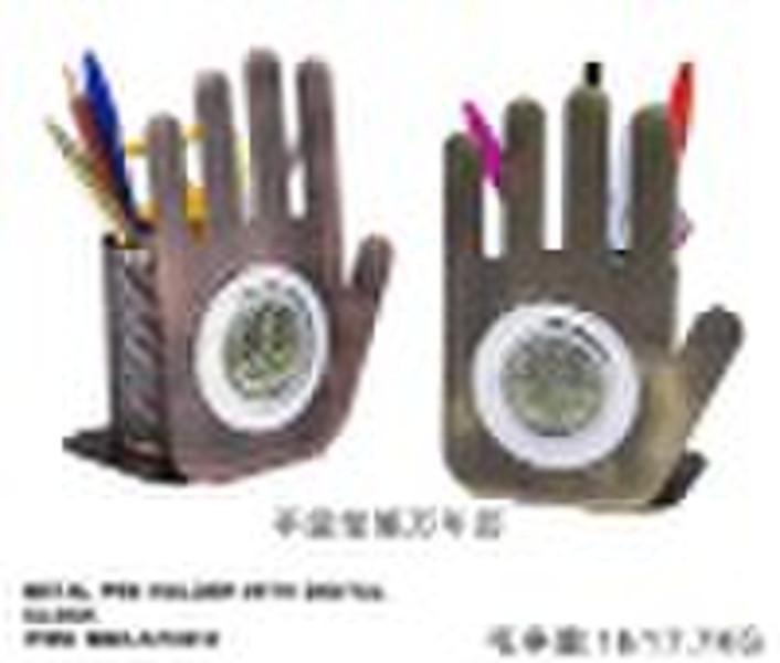 Geschenk-Logo Metall Hand Digital geführte Kalender Alarm Cl