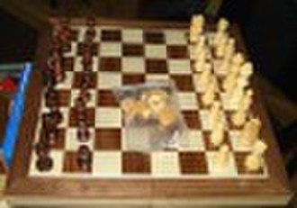 wooden chess set