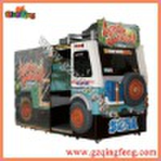 Shooting arcade game machine - Let's go jungle