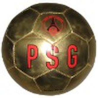 Metallic leather football