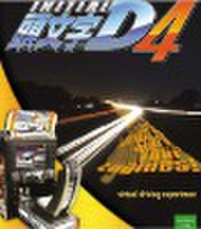 Initial D4 coin operated racing vedio game machine