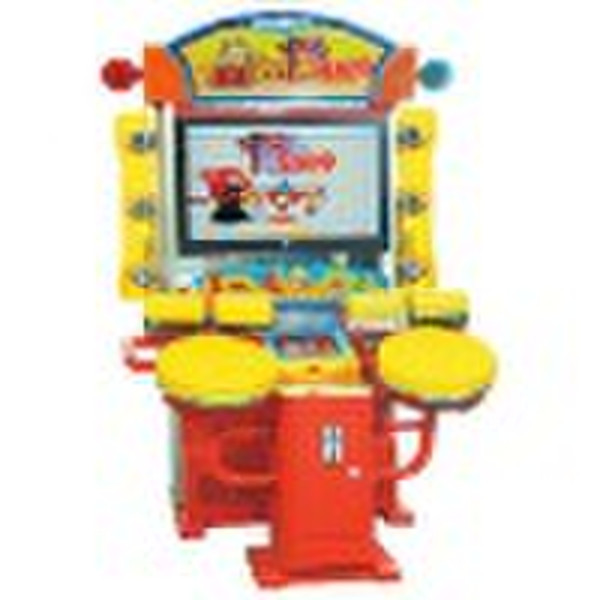 Drum and dance game machine