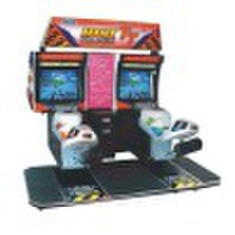 Coin operated TT moto driving game machine