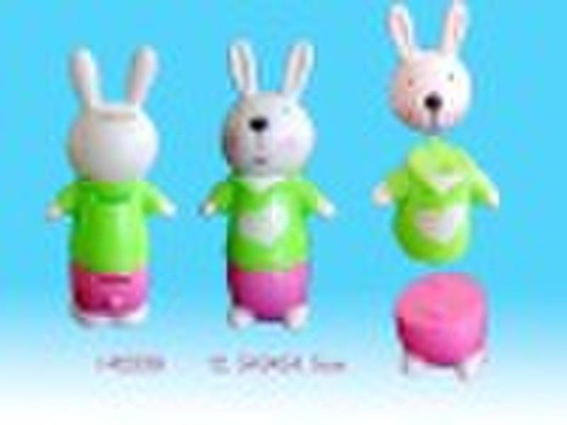 Animal toy,Rabbit -shape piggy bank  H42336