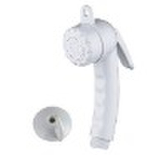 White plastic shattaf and bidet spray shower  head