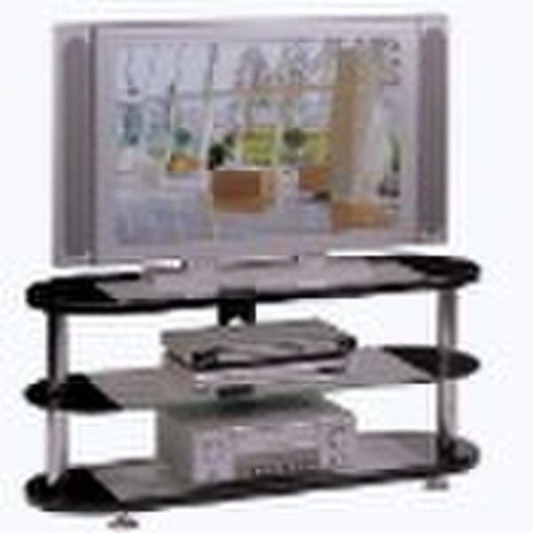 Tempered Glass Plasma LCD TV Cabinet YV-132