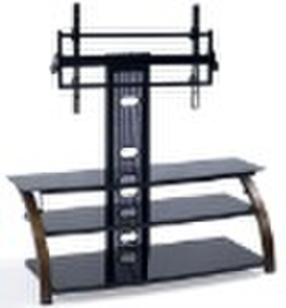 Tempered Glass Plasma LCD TV Stand YV-207