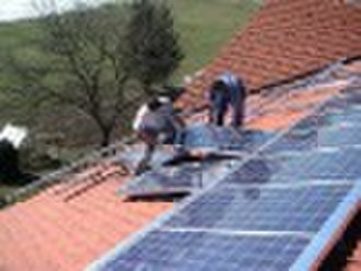 Solar-Montage-Einbausatz - aufgeschlagen / Flachdach