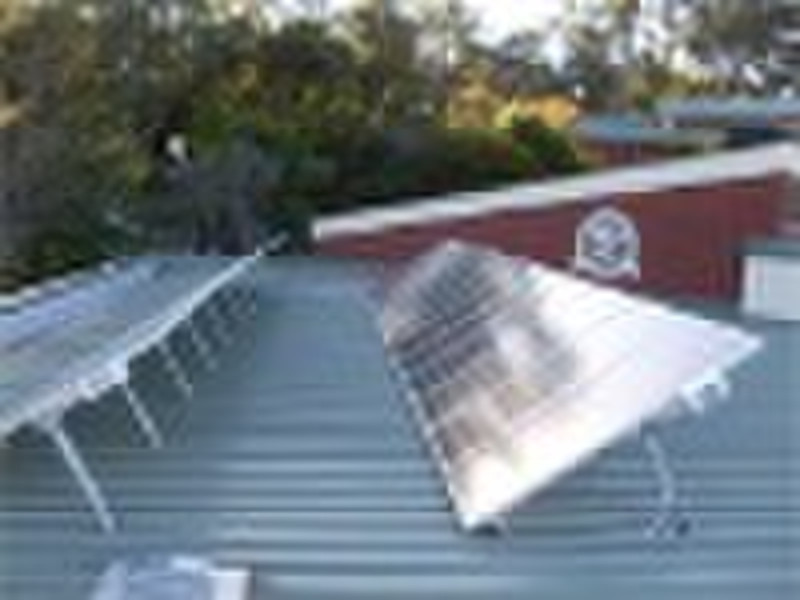 solar kit--flat tile/tin roof installation