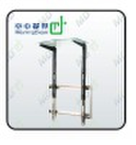 Tempered glass shelf bracket