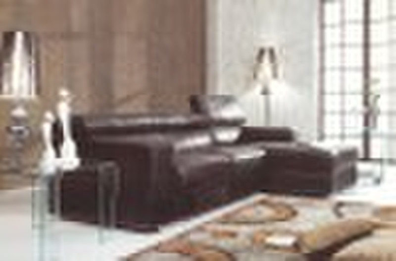 genuine leather sofa 2402#