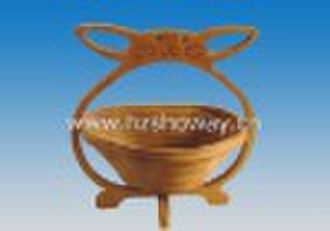 Bamboo Folding Basket(Cat design)/Bamboo Fruit Bas