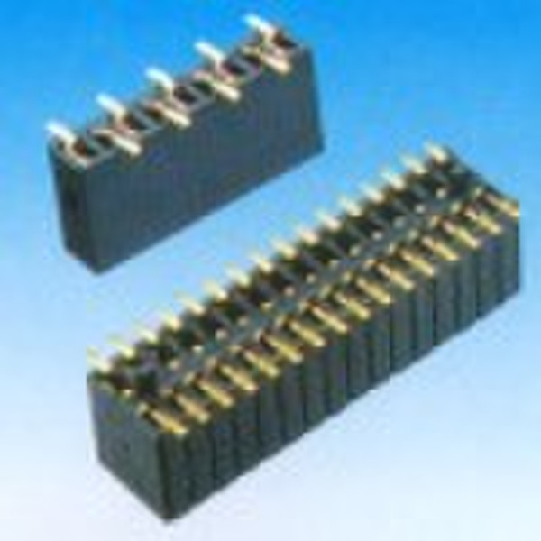 1.27*2.54 Dual Female Header SMT H=5.7mm