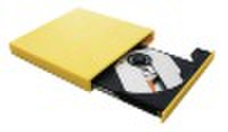 Yellow USB 2.0 External Slim DVD RW DVDRW Drives B