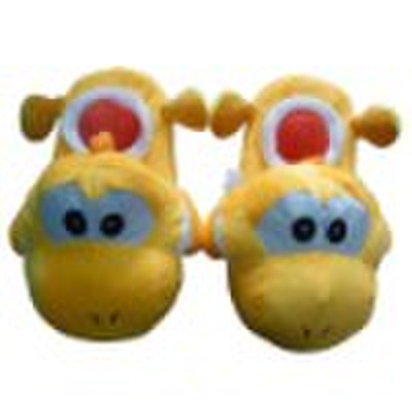 Yellow Dragon Plush Slipper