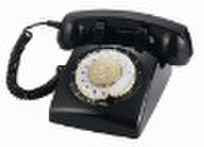 Retro old Rotary dial telephone