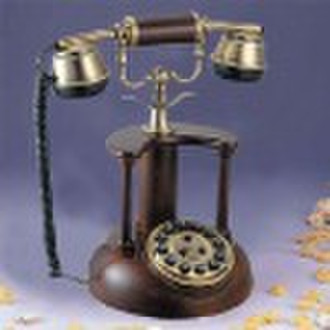 Wooden Reproduction Antique Telephone