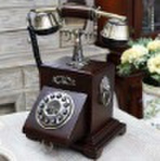 wooden Antique telephone