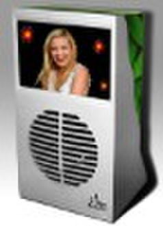 Portable air purifier with built-in photo frame